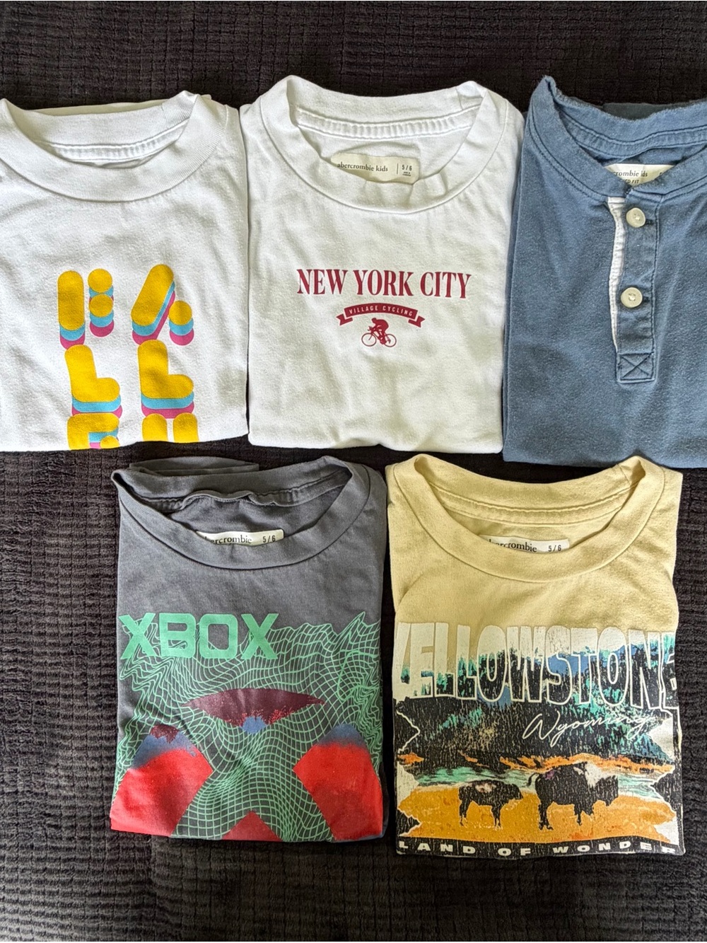 Abercrombie Kids T-shirts Bundle - Size: 5/6